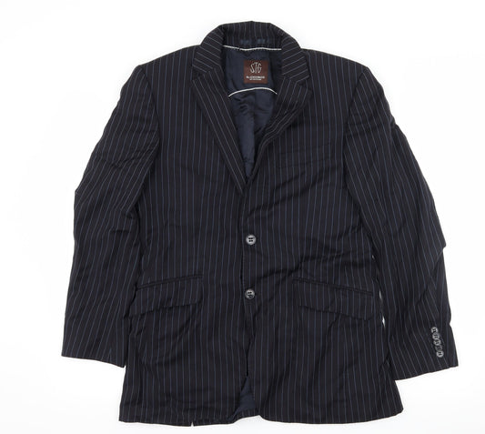 Mens UK Size M Duffer Regular Blue Suit Jacket