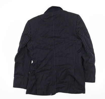 Mens UK Size M Duffer Regular Blue Suit Jacket