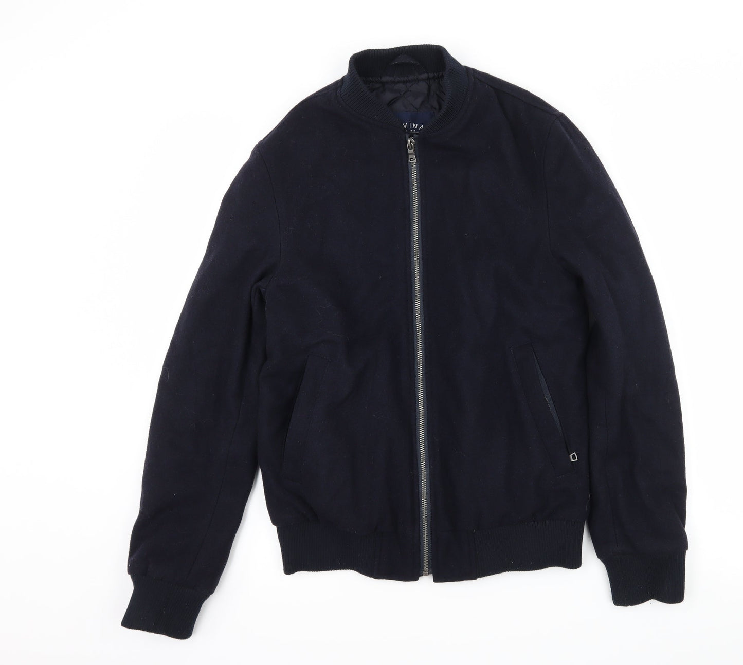 Criminal Womens Blue   Bomber Jacket Jacket Size S