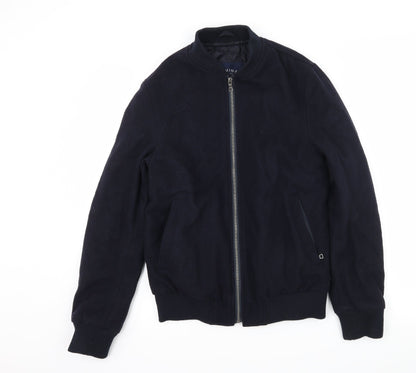 Criminal Womens Blue   Bomber Jacket Jacket Size S