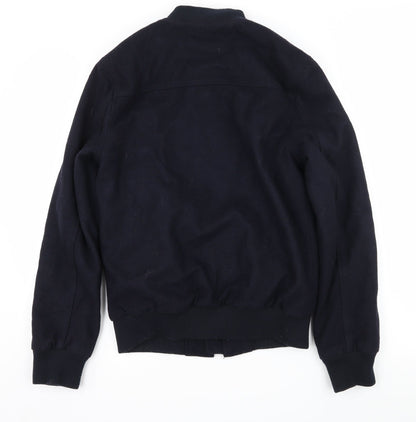 Criminal Womens Blue   Bomber Jacket Jacket Size S