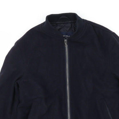 Criminal Womens Blue   Bomber Jacket Jacket Size S