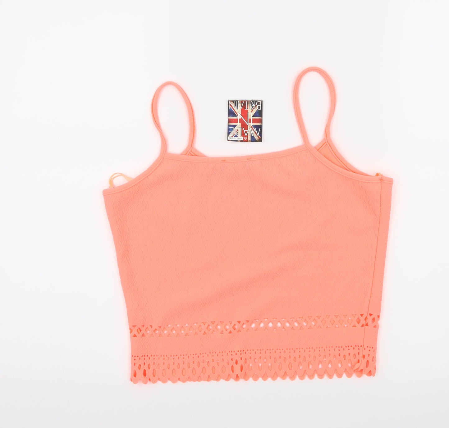 Womens UK Size 10 Select Pink Basic Tank