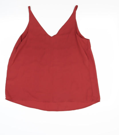 Papaya Womens Brown   Basic Blouse Size 16