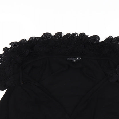 Tiana B Womens Black   Cardigan Jumper Size L