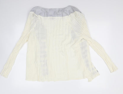 Horsan Womens Ivory   Cardigan Jumper Size XL