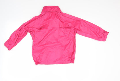 wetplay Girls Red   Basic Coat Coat Size 3-4 Years