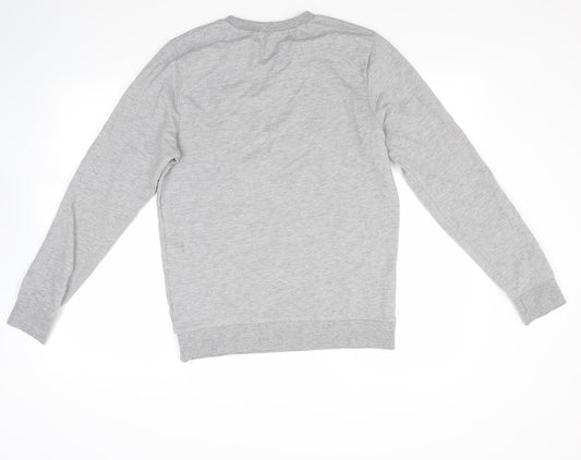 Mens UK Size S River Island Grey Pullover Sweatshirt