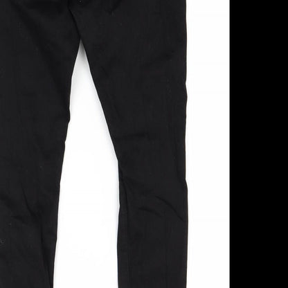 Womens UK Size 14 The Rockin Rev Regular Fit Skinny Black Jeans