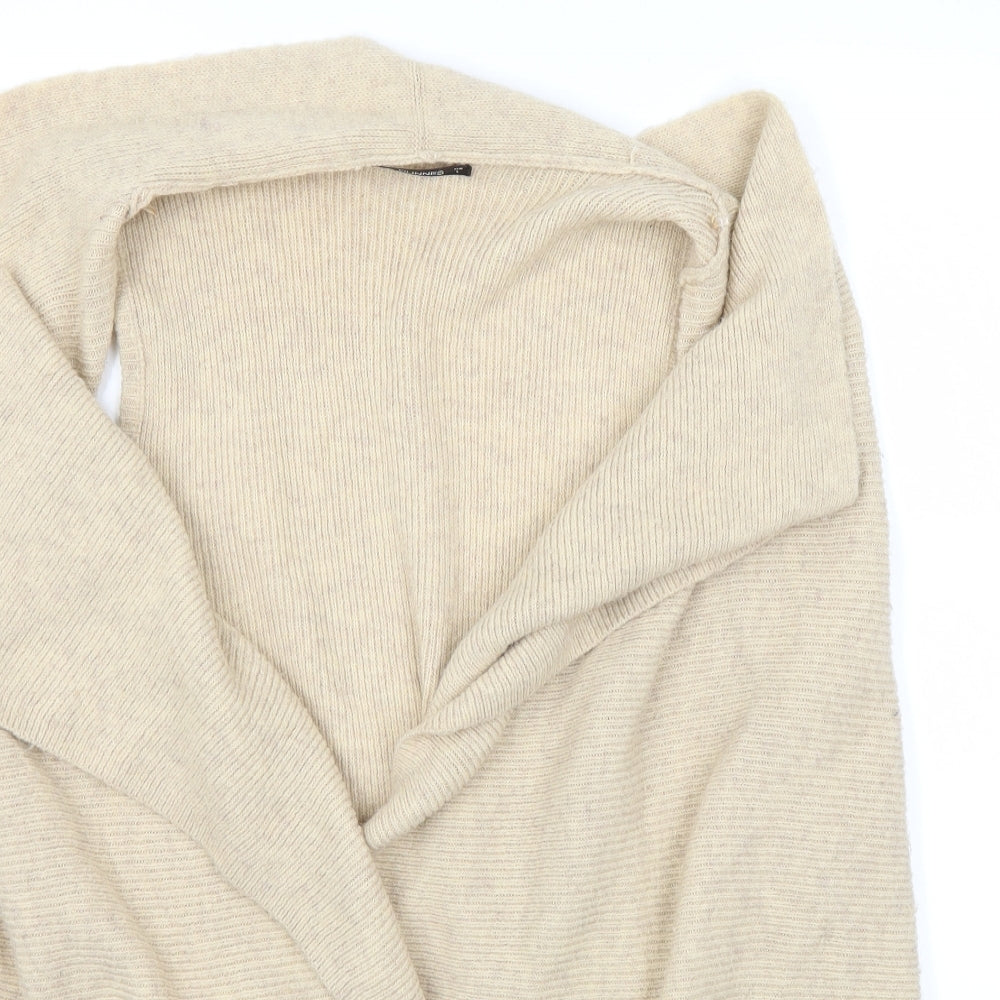 Dunes Womens Beige   Cardigan Jumper Size L