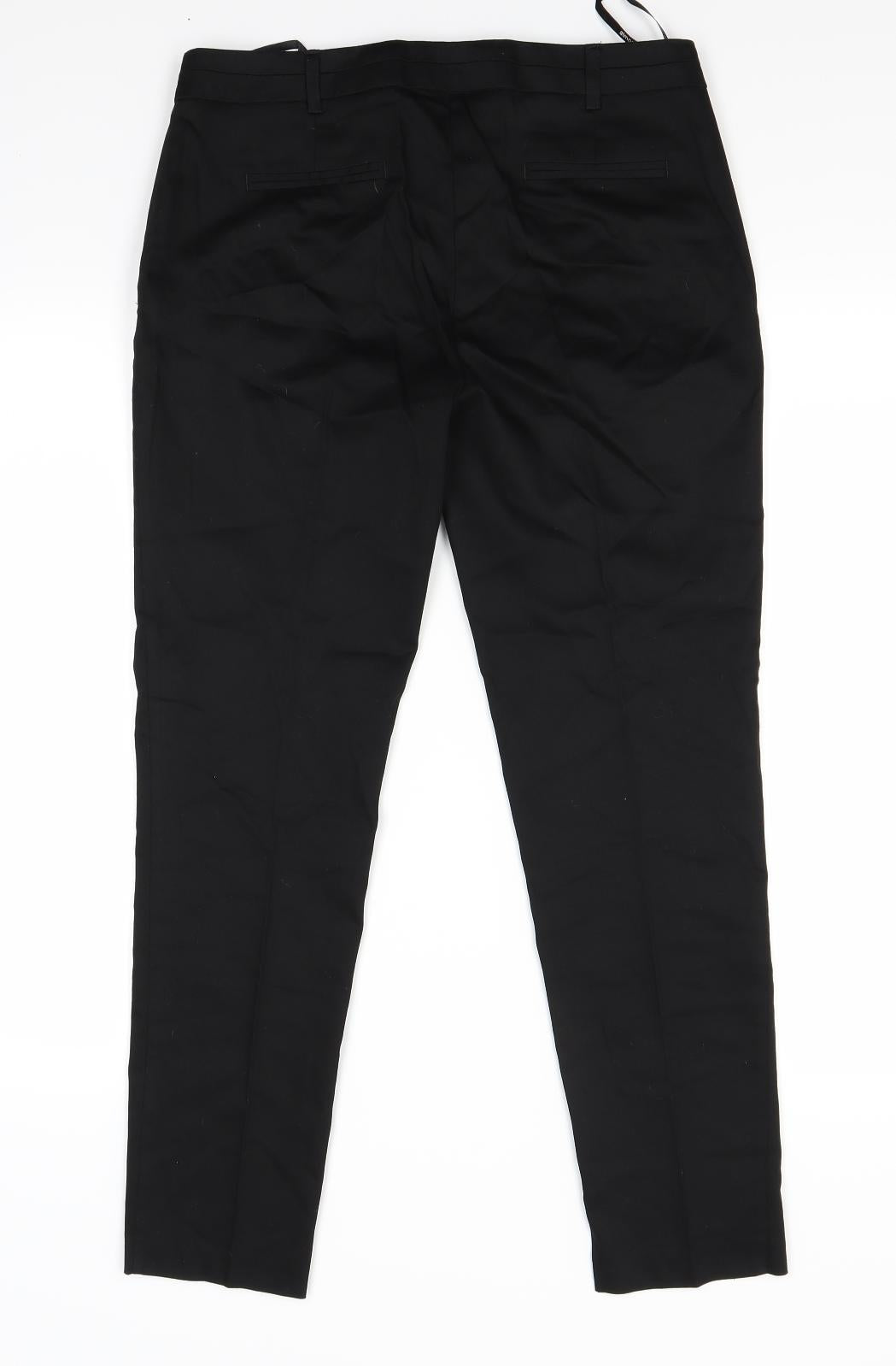 Womens UK Size 8 Atmosphere Regular Fit  Black Trousers