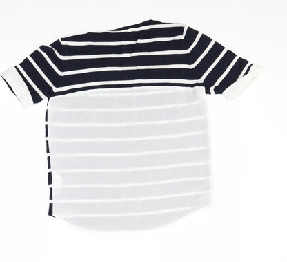 Atmosphere Womens Blue Striped  Pullover Jumper Size 10