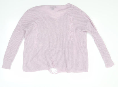 Atmosphere Womens Purple   Pullover Jumper Size M