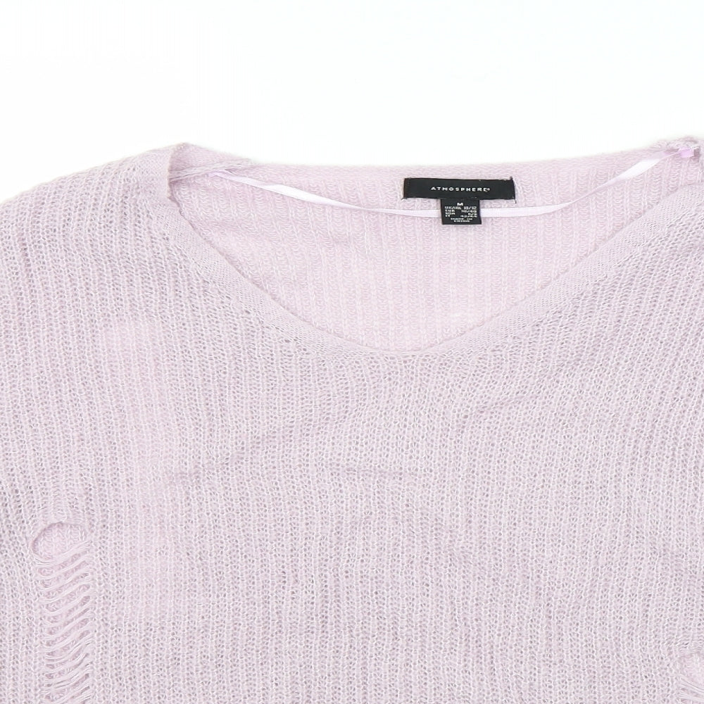 Atmosphere Womens Purple   Pullover Jumper Size M