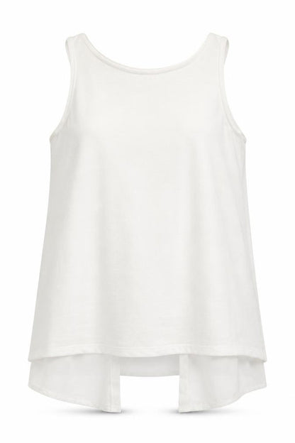 Peacocks Womens White   Basic Tank Size 8