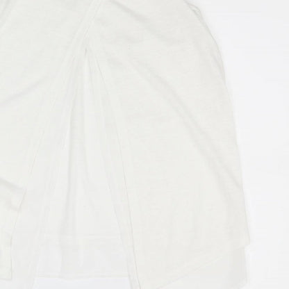 Peacokcs Womens White   Basic Tank Size 8