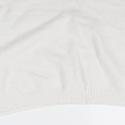 Preworn Womens White   Pullover Jumper Size M