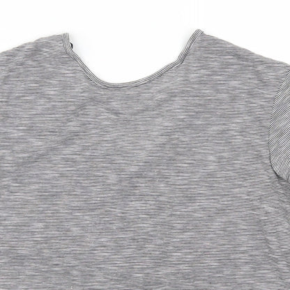 Womens UK Size M H&M Grey Basic T-Shirt