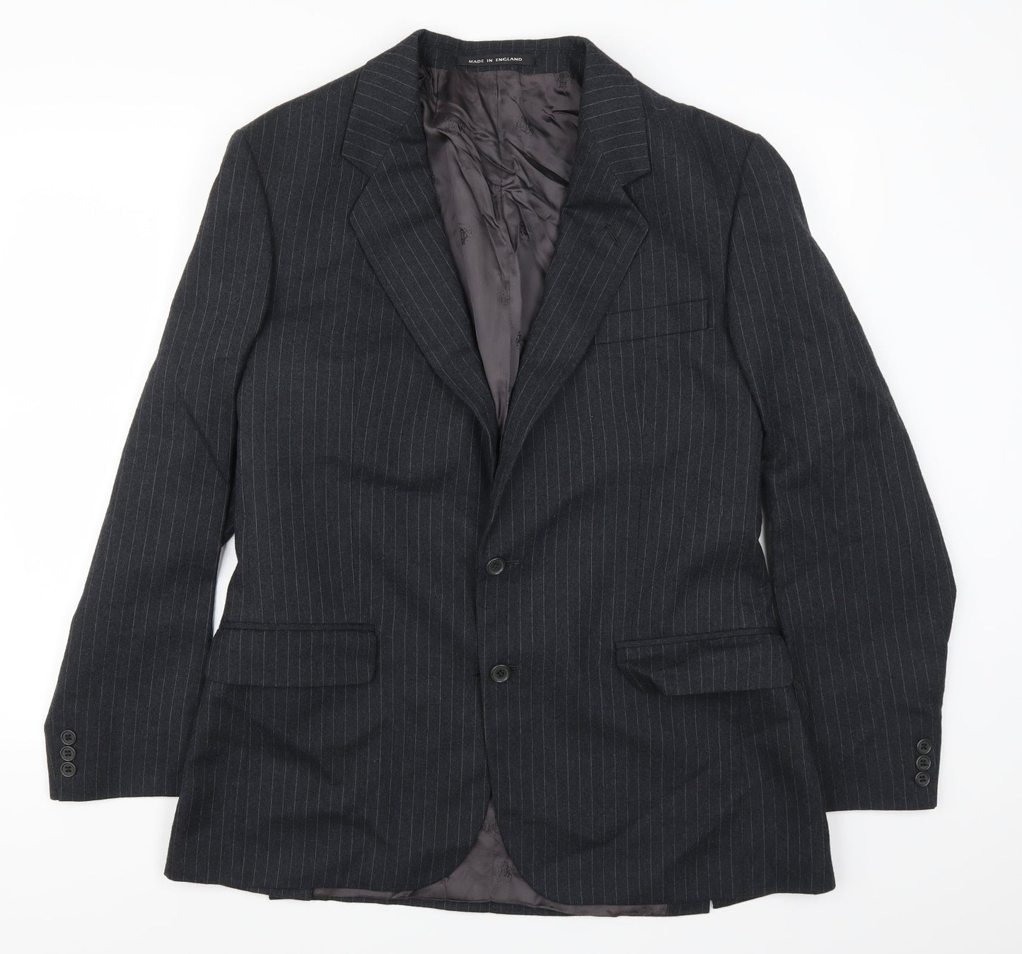 Mens UK Size 38 Burton Regular Grey Suit Jacket