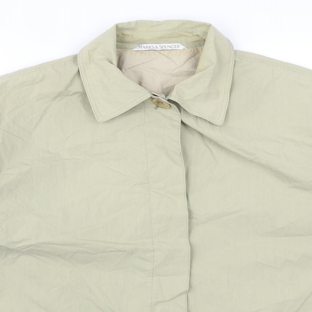 Womens UK Size 12 Marks and Spencer Green Jacket