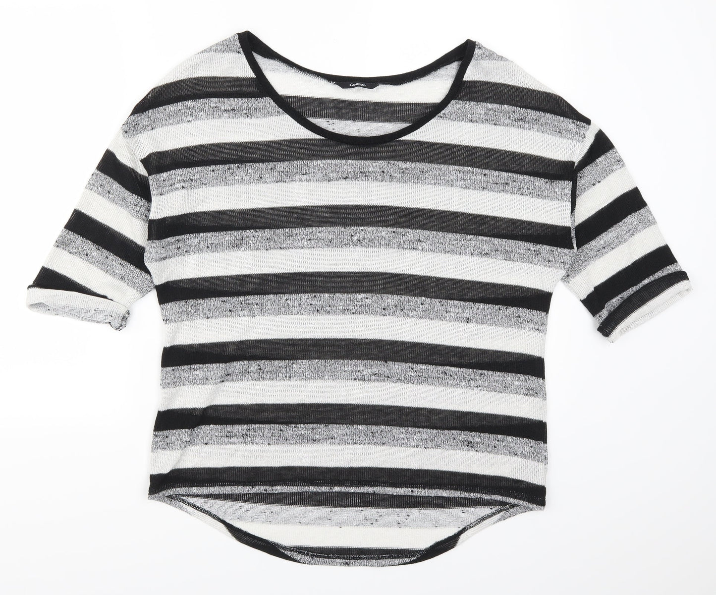 Womens UK Size 16 George Grey Basic T-Shirt