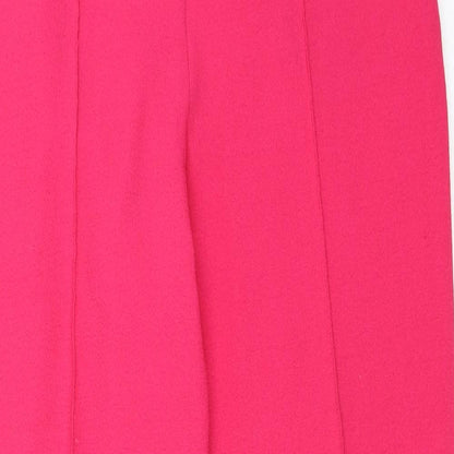 Womens UK Size 10 F&F Regular Fit  Pink Trousers