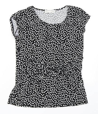 Womens UK Size 14 Simon Jeffrey Beige Basic T-Shirt