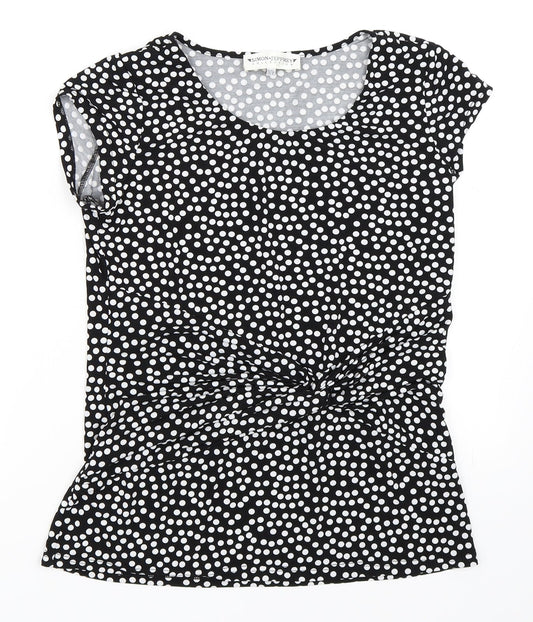 Womens UK Size 14 Simon Jeffrey Beige Basic T-Shirt