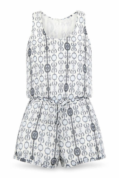 Womens UK Size S Zara One-Piece Ivory Playsuit