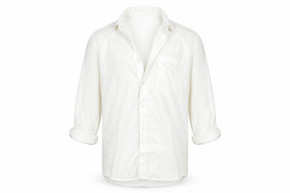 Mens UK Size M French Connection White  Button-Up Long Sleeve Casual Shirt