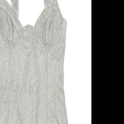 Femme Luxe Womens Gold   Bodycon  Size 6