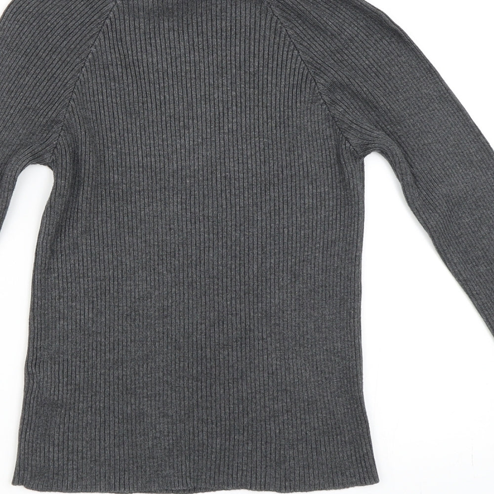 Topshop Womens Grey   Pullover Jumper Size 10