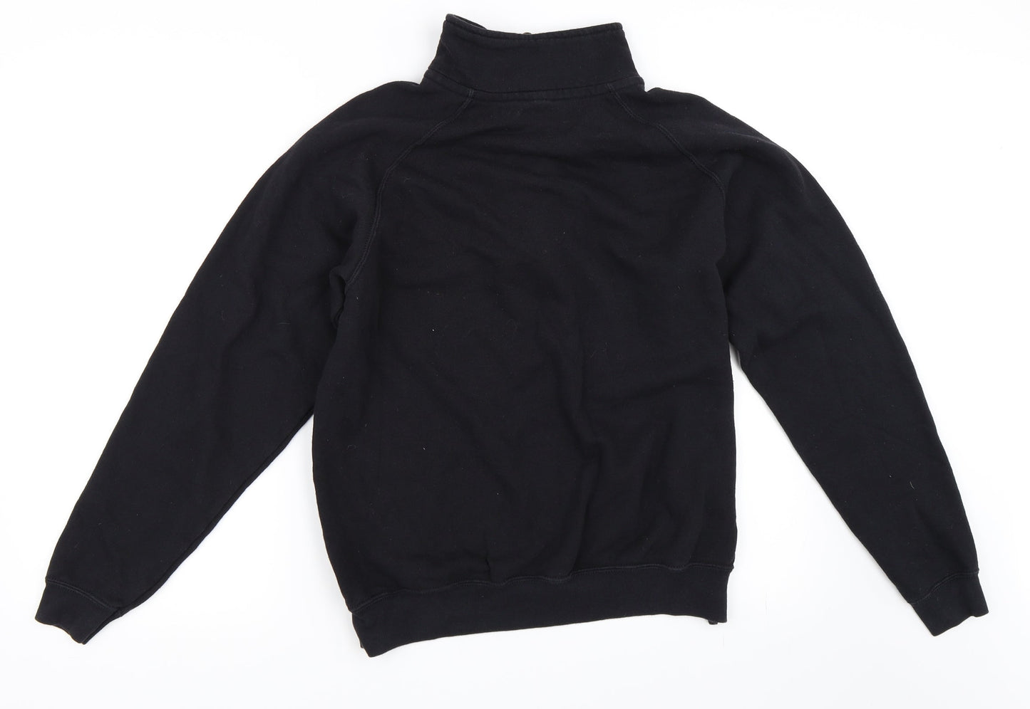 Yae Mens Black   Henley Sweatshirt Size M