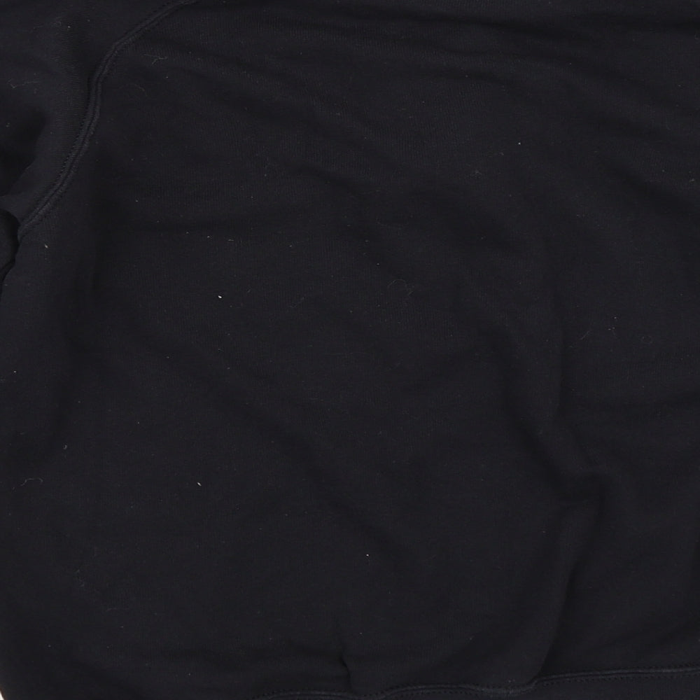 Yae Mens Black   Henley Sweatshirt Size M