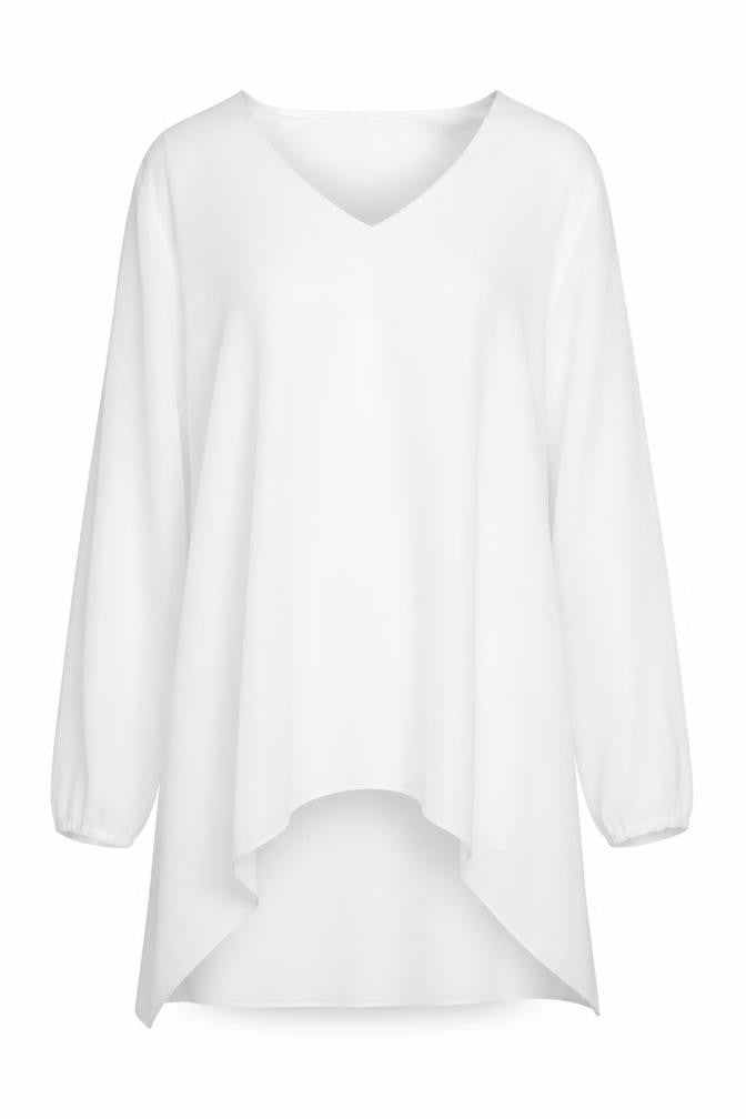 Womens UK Size XL Preworn White Basic Blouse