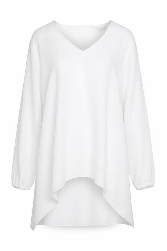 Womens UK Size XL Preworn White Basic Blouse