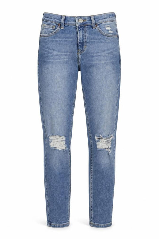 Womens UK Size 26 in Topshop Regular Fit Skinny Blue Jeans