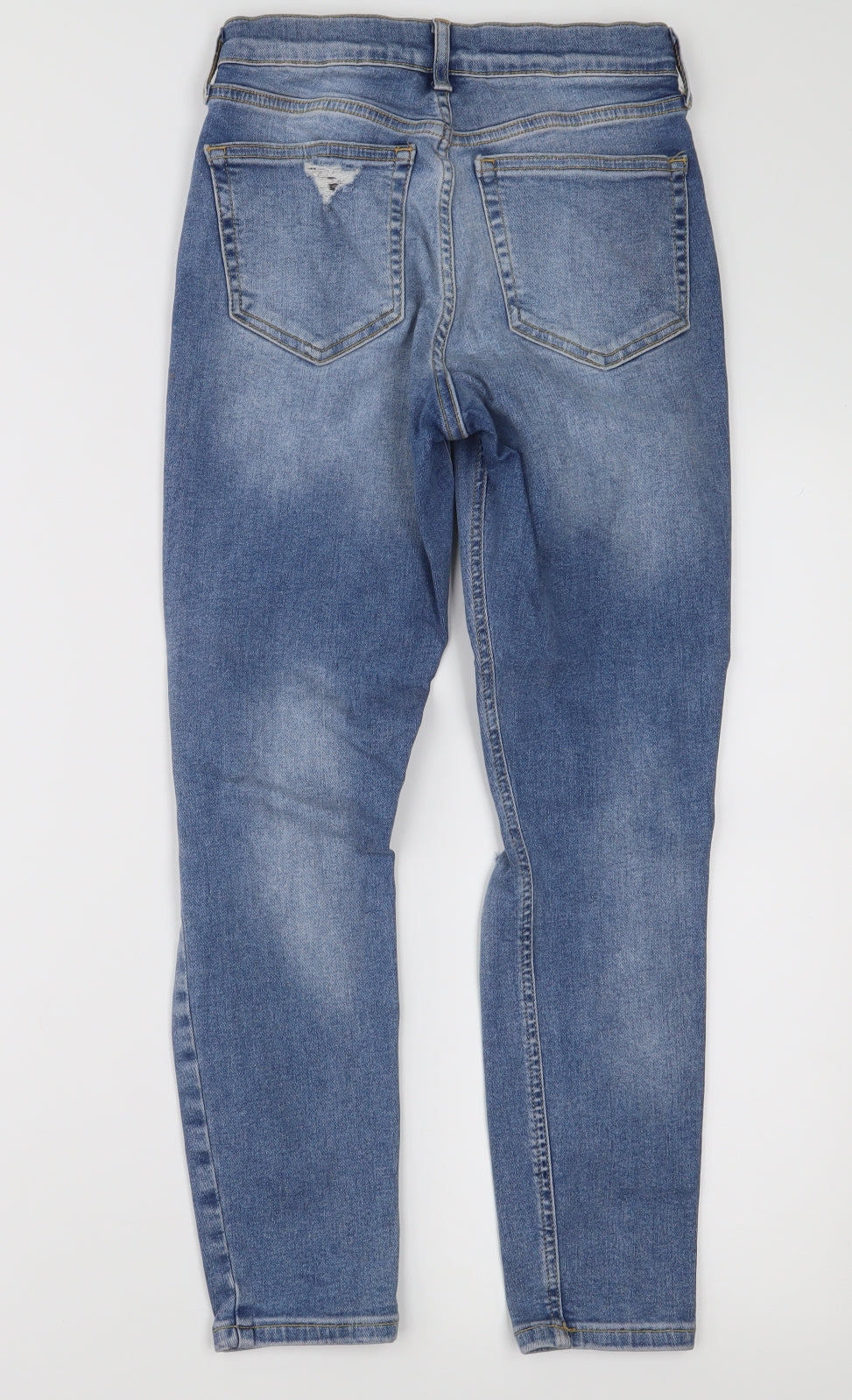 Topshop Womens Blue  Denim Skinny Jeans Size 26 in L28 in