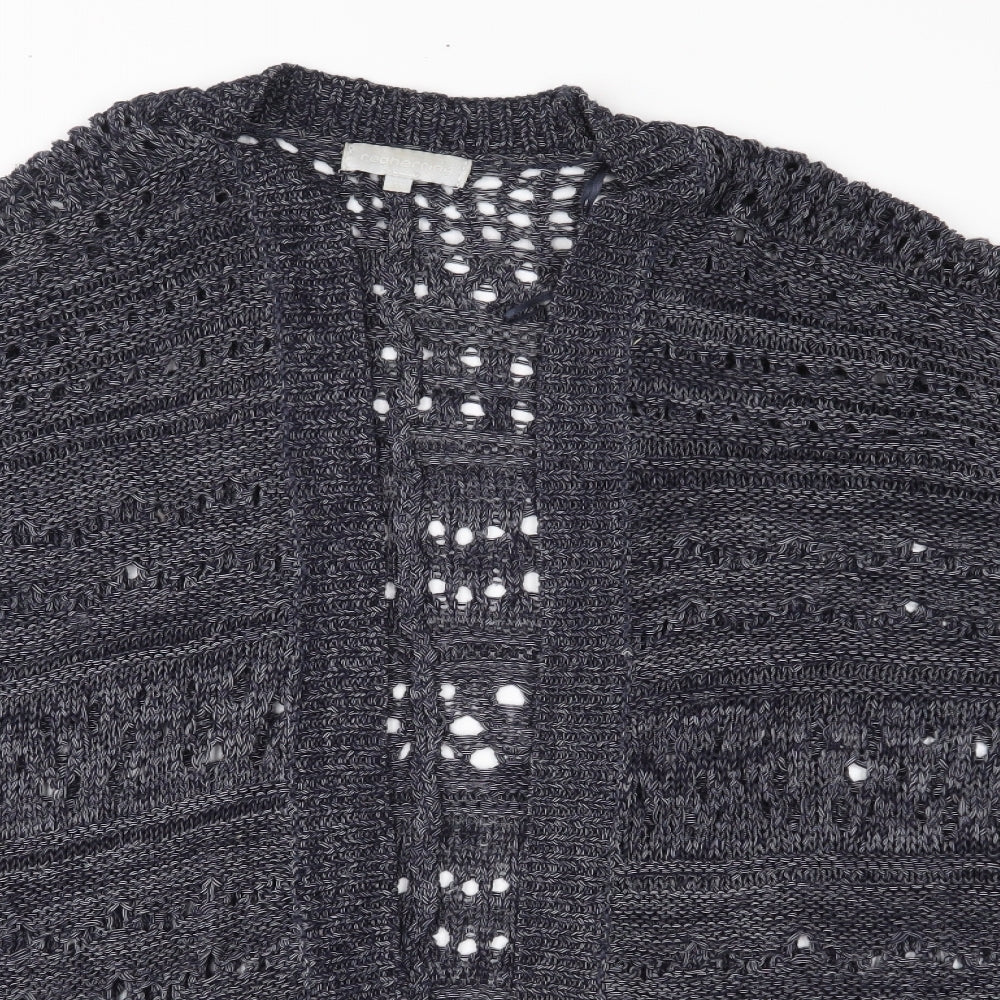 Red Herring Womens Blue  Knit Cardigan Jumper Size M