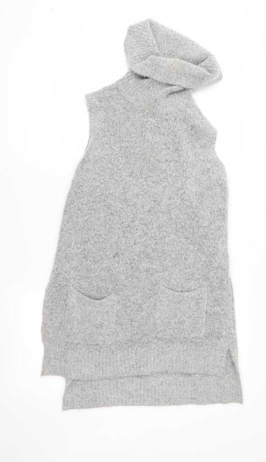 Woolworths Womens Grey  Knit Pullover Jumper Size S