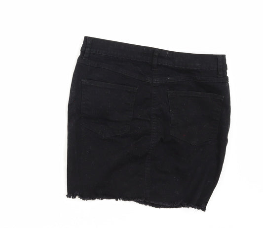 New Look Womens Black   Mini Skirt Size 10
