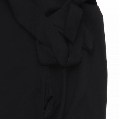 Womens UK Size 10 PRETTYLITTLETHING Regular Fit  Black Trousers