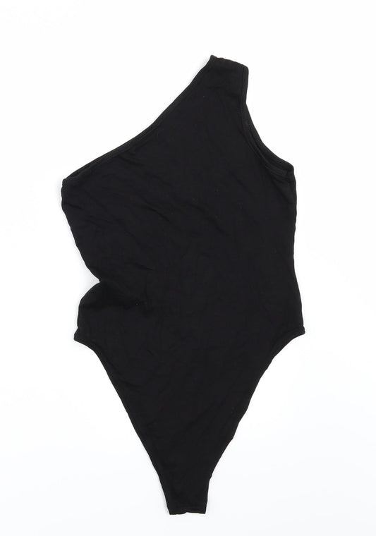 Boohoo Womens Black   Bodysuit One-Piece Size 8