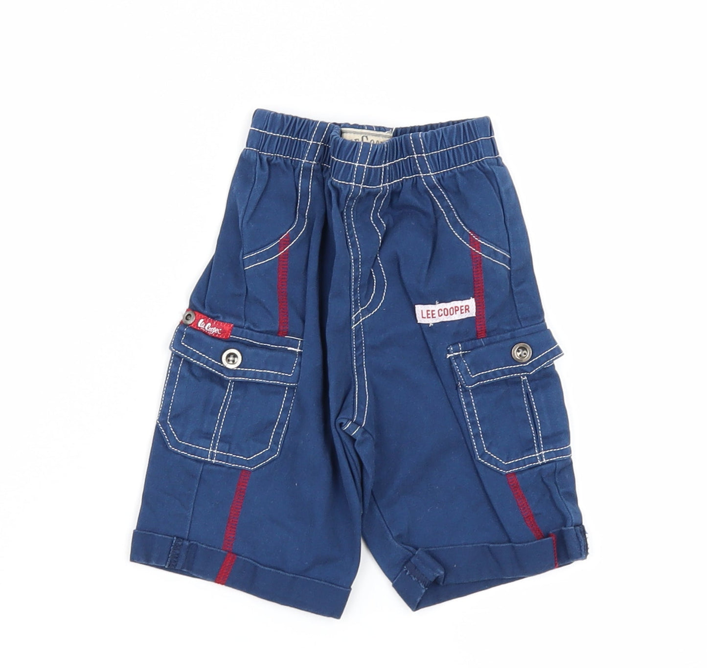 Lee Cooper Boys Black   Cropped Jeans Size 12 Months