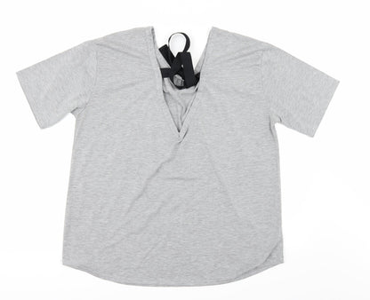 Boohoo Womens Grey   Basic T-Shirt Size 12
