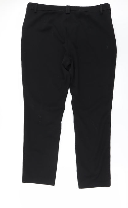 Womens UK Size 18 Marks and Spencer Regular Fit  Black Trousers