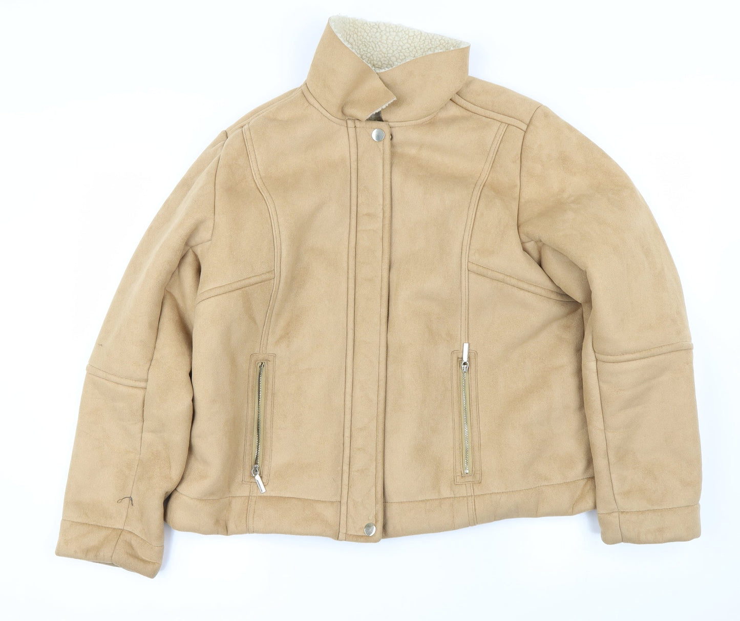 Womens UK Size 16 Marks and Spencer Beige Jacket