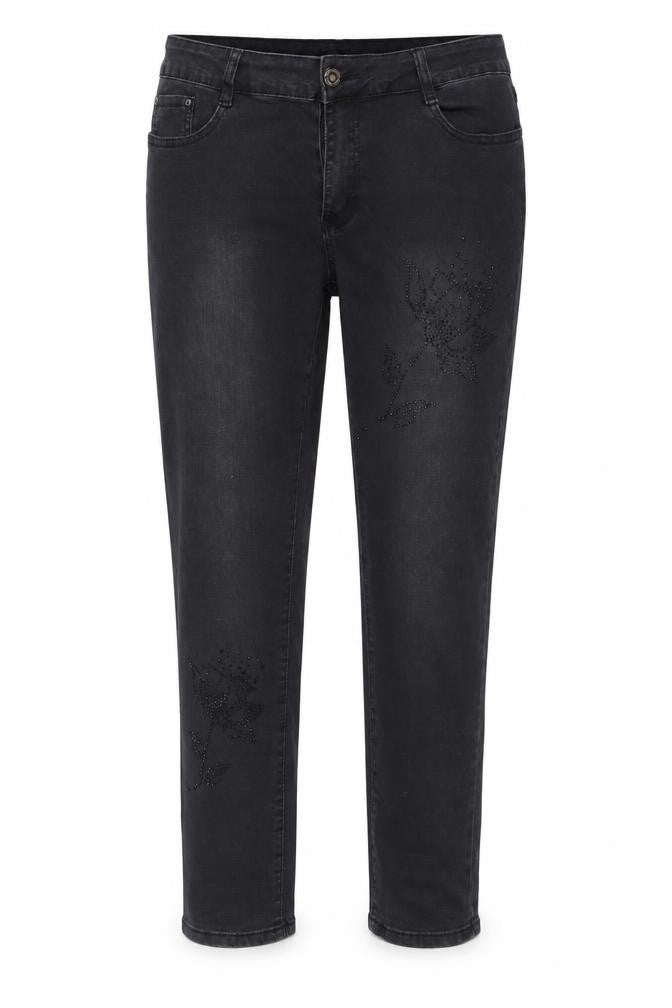 Womens Black   Straight Jeans Size L L27 in