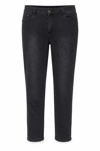 Womens Black   Straight Jeans Size L L27 in