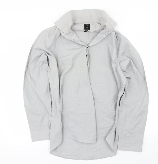 Taylor & Wright Mens Grey    Button-Up Size XL